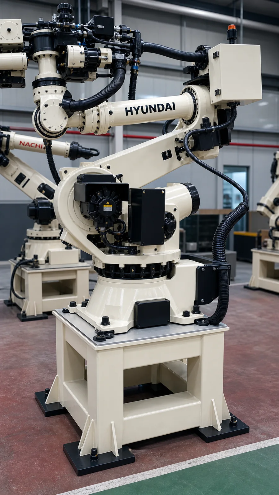 Hyundai ve Nachi 165 kg taşıma robotu
