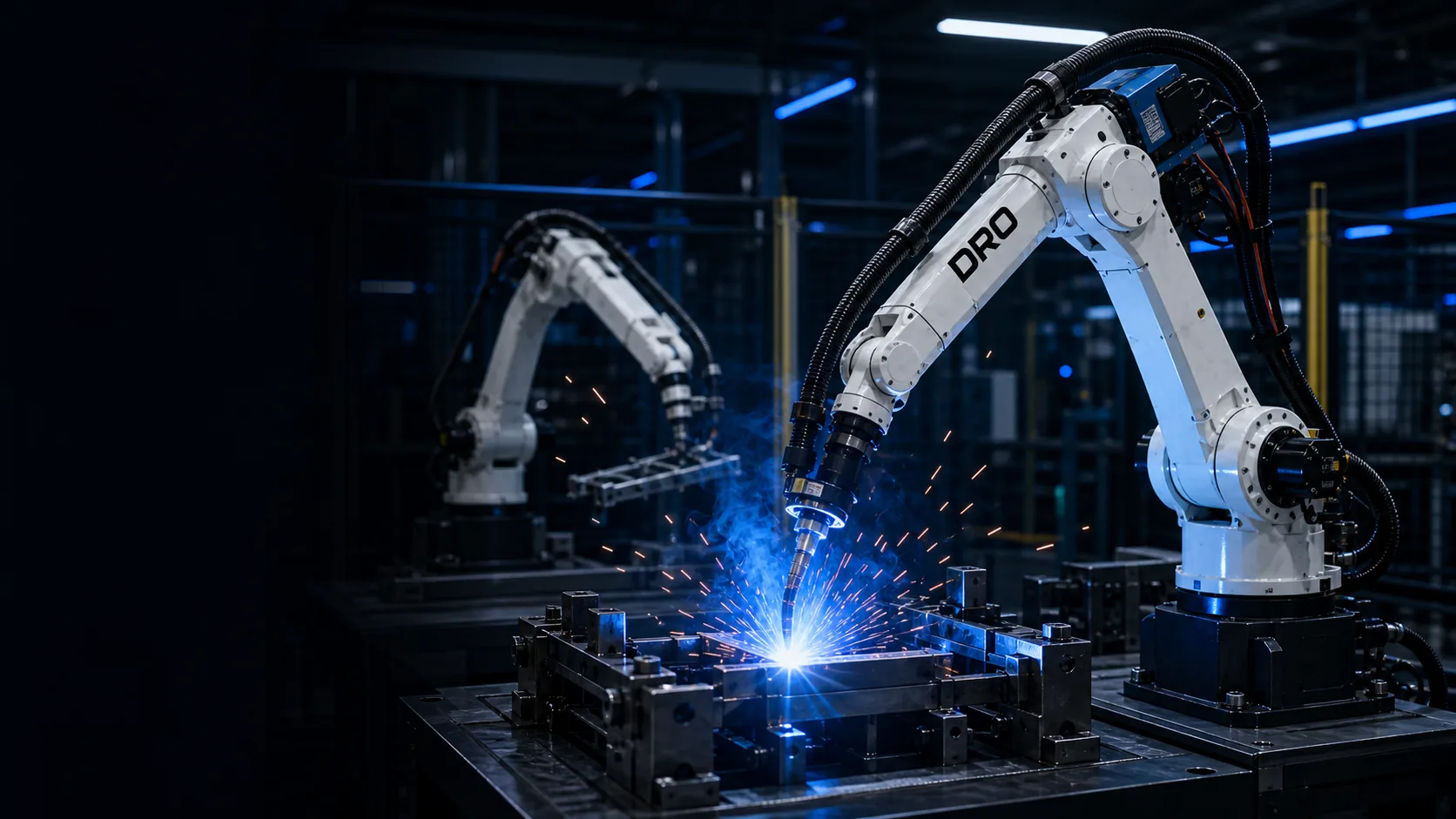 Metal işleme için fason robotik kaynak hücresi